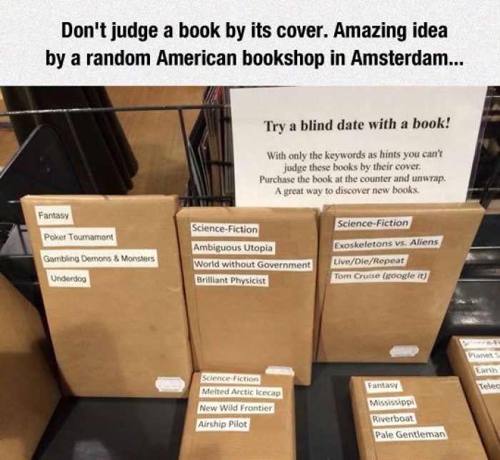 Don't judge a book by its cover.