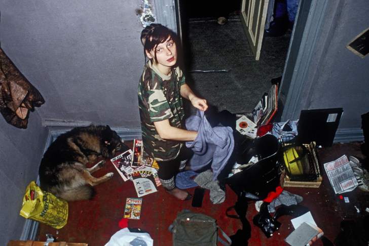 Christiane F. in her room Hamburg 1983