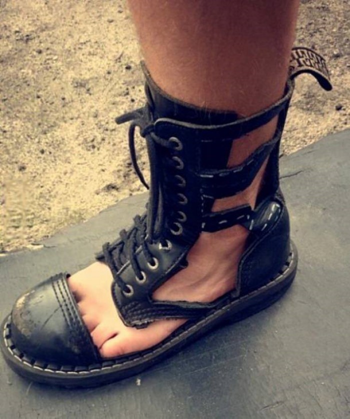 When it's really hot outside, but you gotta stay metal.