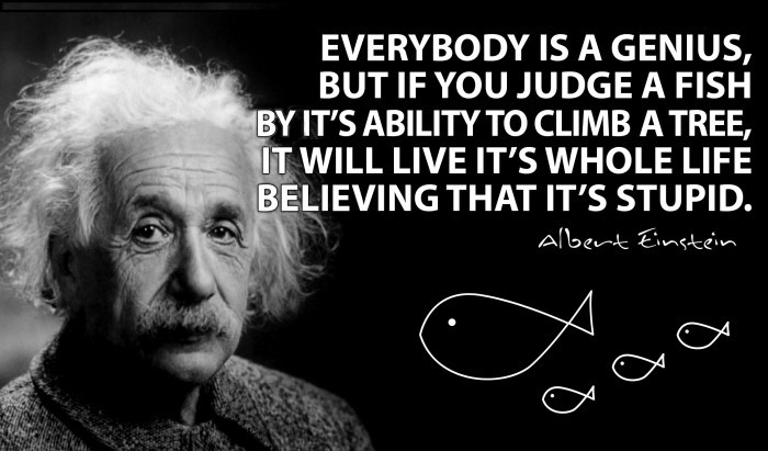 By Albert Einstein Quotes About Fish Quotesgram