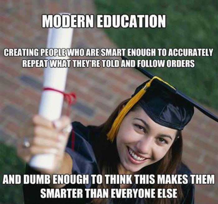 The problem with modern education – Modern education is creating people who are smart enough...