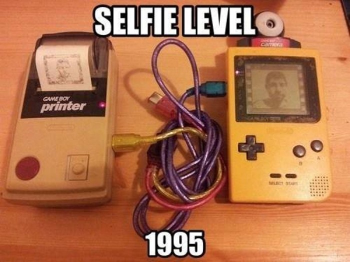 Selfie, level 1995