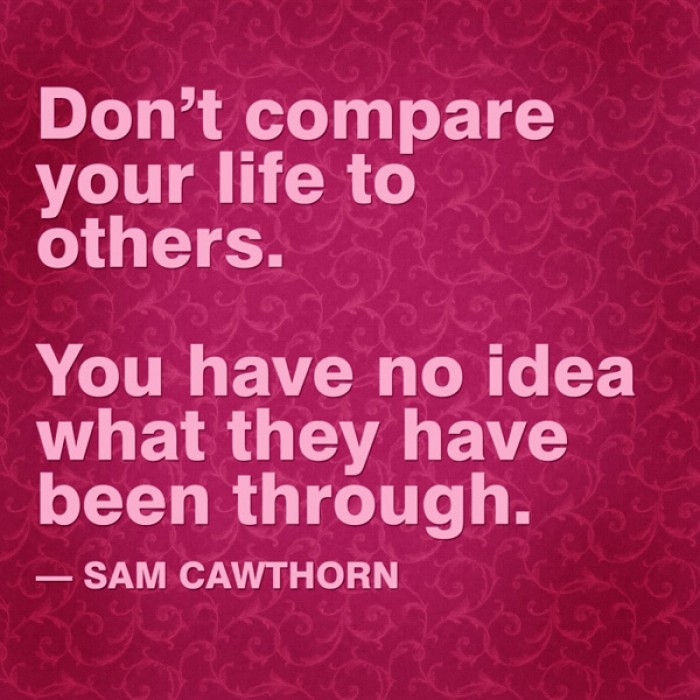 Sam Cawthorn - Don't compare your life to others...