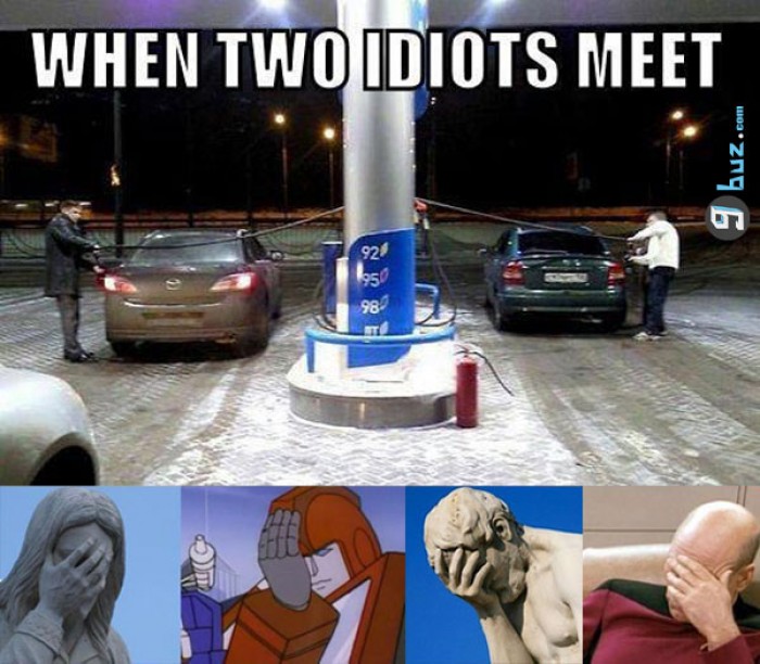When two idiots meet