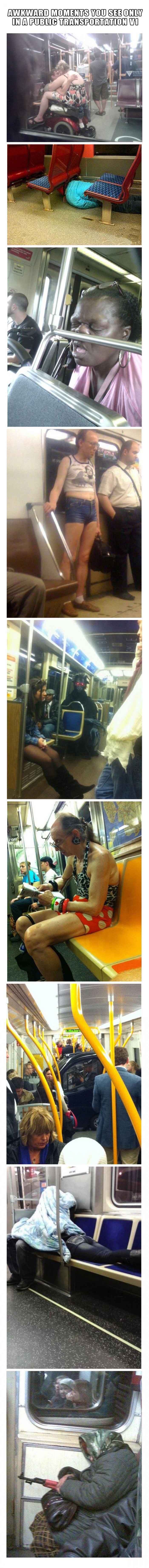 Awkward moments you see only in a public transportation V1