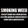 Smoking weed doesn