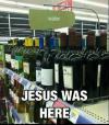 Jesus Was Here - Turns Water Into Wine At Shopping Mall 