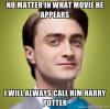 Daniel Radcliffe - No matter in what movie he appears I will always call him Harry Potter