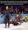 Australia’s first ever winter Olympics gold