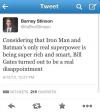 Barney Stinson -  Iron man Batman and Bill Gates disappointment