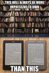 Book shell vs. Kindle