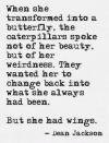 Dean Jackson - When she transformed into a butterfly...