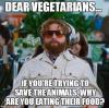 Dear vegetarians...