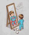 Dream Big - Supermen mirror costume