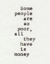 People and money