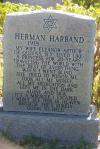 Herman Harband Grave Stone