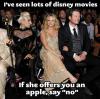 I've seen lots of Disney movies If she offers you an apple, say no - Lady Gaga At The 2012 Grammys 