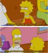 Lisa Simpson - I pick up books like you pick up beers ! Homer Simpson - Then, you have a serious reading problem 