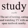 Meaning of word - study 
