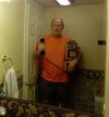 Old man, old phone - Selfie in the bathroom!