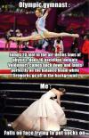 Olympic gymnast vs Me 