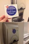 Prank - Voice activated paper towel