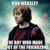 Ron Weasley - The boy who made it out of the friendzone