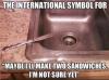 The international symbol for..
