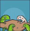This is why chameleons don't play poker.