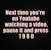 While watching a video on YouTube type 1980