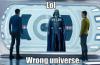 Wrong universe - Darth Vader in Star Trek