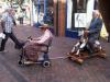 You are never too old to ride a wooden horse