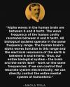 Nikola Tesla Alpha Waves