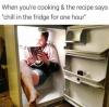 Chill in the fridge for one hour...