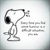 Every time you find some humor in a difficult situation, you win.