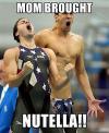 Mom bought nutella!