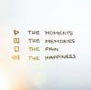 Play the moments, pause the memories, stop the pain, rewind the happiness.