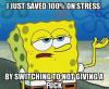 U just saved 100% stress