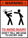 To Avoid Injury Don