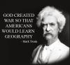 Mark Twain - Why did God create War?