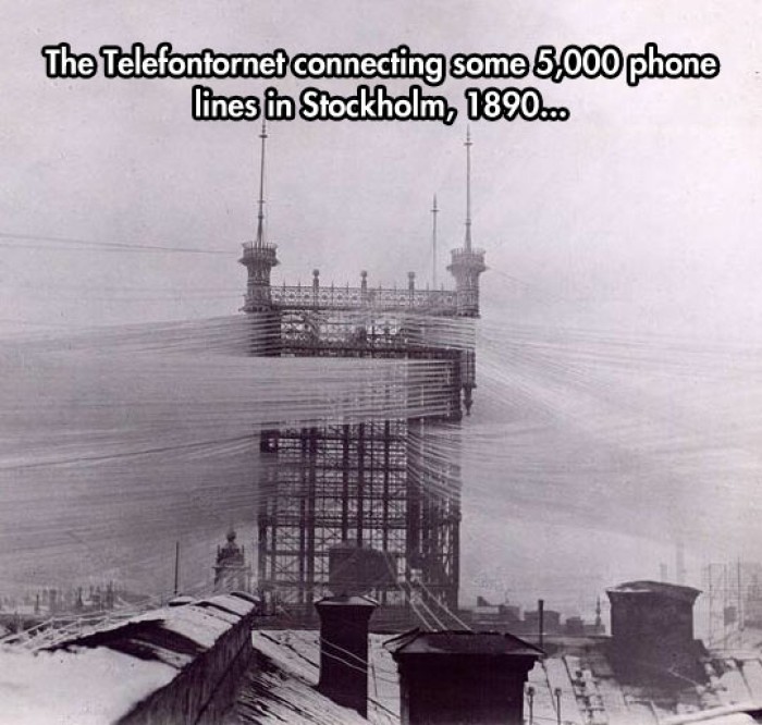 Old Phone Line Tower From 1890